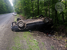 На дороге между Пензой и Золотаревкой перевернулся «ВАЗ»