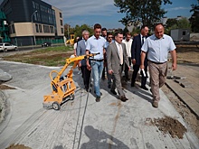 В Новосибирске первая очередь сквера на улице Демакова будет готова осенью