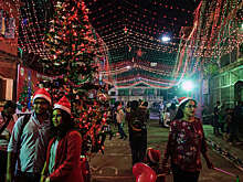 В Индии дети и женщины получили травмы во время драки рождественских певцов