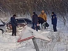 Автомобиль вылетел в кювет и перевернулся на трассе в Волгоградской области