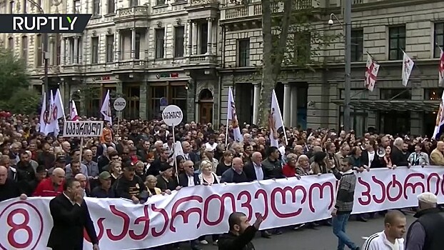 В Грузии прошёл марш за нормализацию отношений с РФ