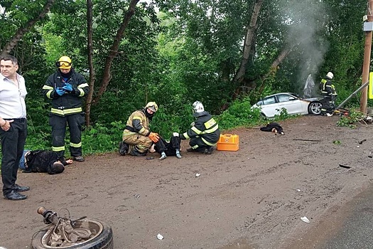 В Уфе пять человек пострадало и один погиб в страшном ДТП
