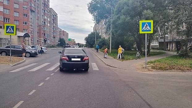В Вологде водитель сбил ребенка на пешеходном переходе