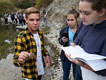 Школьники Анапы исследовали природу в Кабардинке