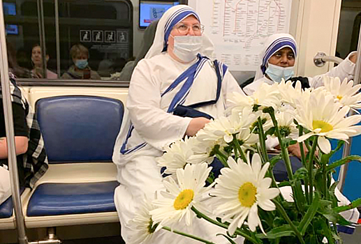 Монахини озадачили пассажиров московского метро