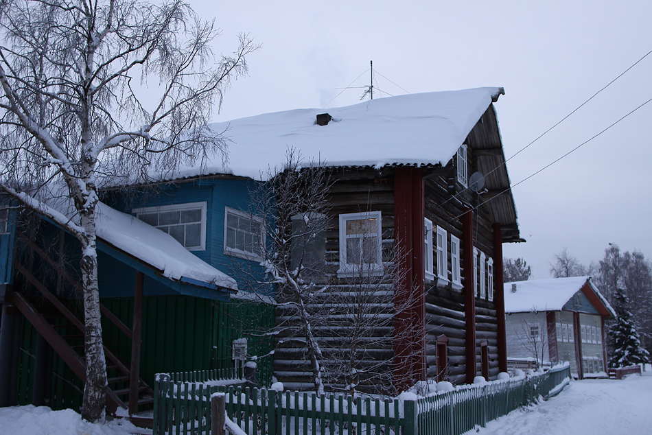 Деревня Кимжа красивый дом