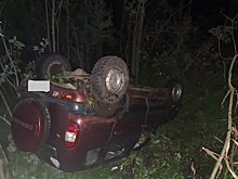 В Арбажском районе пьяный мужчина «уложил» «Ниву» на крышу