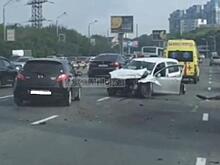 ДПС и «скорая»: авария на путепроводе во Владивостоке спровоцировала пробку