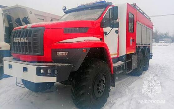 В автопарке огнеборцев пополнение