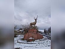 Скульптуру оленя вернули на постамент