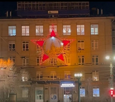 Подсветка ордена Победы на Теплотехе станет постоянной