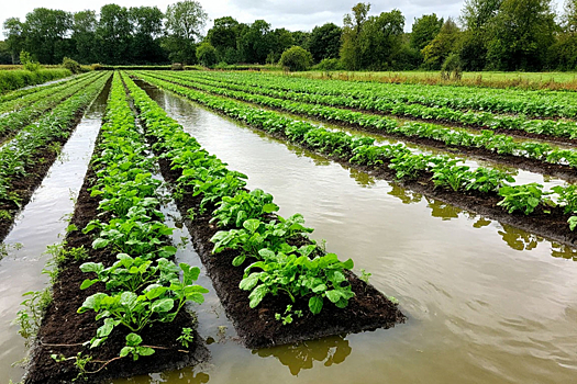 В Белгородской области после удара ВСУ по плотине затопило огороды
