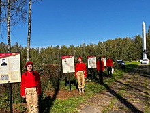 Посвященные Александру Матросову стенды установлены в деревне Чернушки