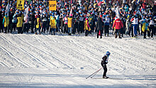 На «Лыжню России» в Москве вышли 22 тысячи человек