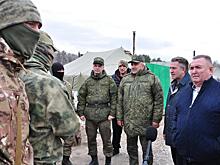 Делегация Заксобрания Новосибирской области посетила мобилизованных в НВВКУ