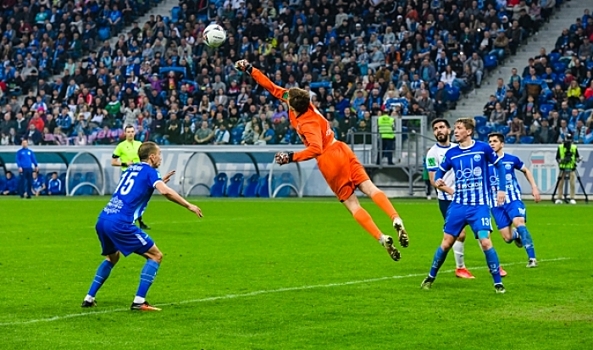 Матч волгоградского «Ротора» и «Черноморца» закончился ничьей