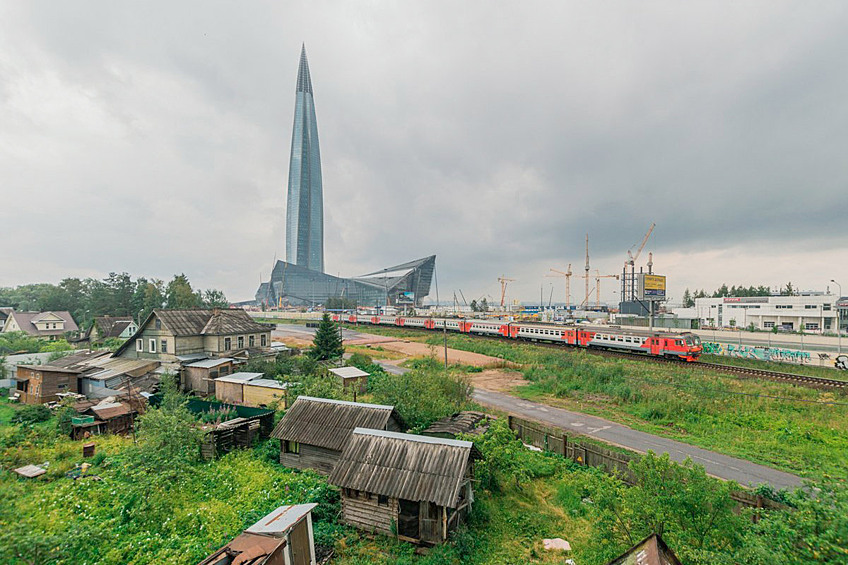 Санкт-Петербург, перегон Новая Деревня – Лахта.