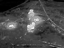 ТОС-1А сжег боевиков, скопившихся для контратаки под Красноармейском