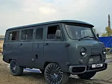 УАЗ 452 «Буханка» представлена в премиальном исполнении с очень дорогим салоном