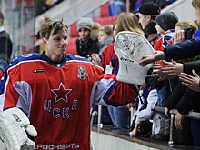 Голкипер ЦСКА Юханссон назвал отличной серию со СКА в плей-офф КХЛ