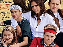 В полном составе: дети и супруг Виктории Бекхэм поддержали ее на на показе Victoria Beckham осень-зима 2019/2020