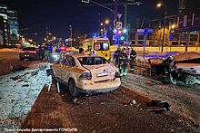 Массовая авария произошла на севере Москвы