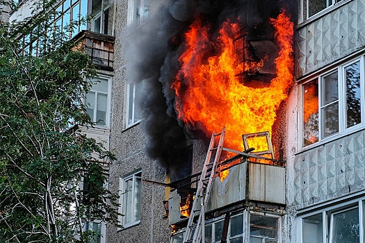 Женщина погибла при пожаре в Хабаровском крае