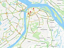 Большие пробки образовались в Нижнем Новгороде утром 16 сентября