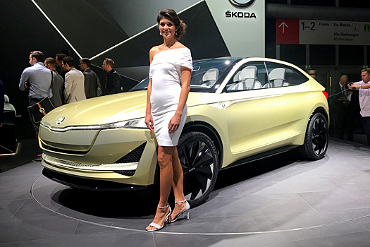 Фотогалерея: Кросс-купе Skoda Vision E Concept