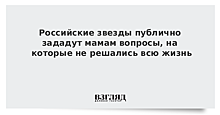 Российские звезды публично зададут мамам вопросы, на которые не решались всю жизнь