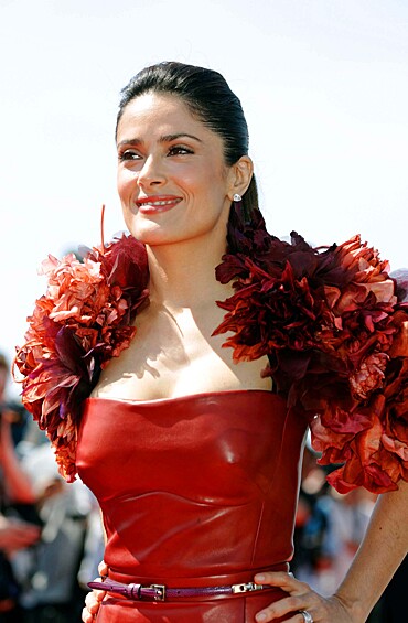Сальма Хайек во время 64-го Каннского кинофестиваля, 2011 год
