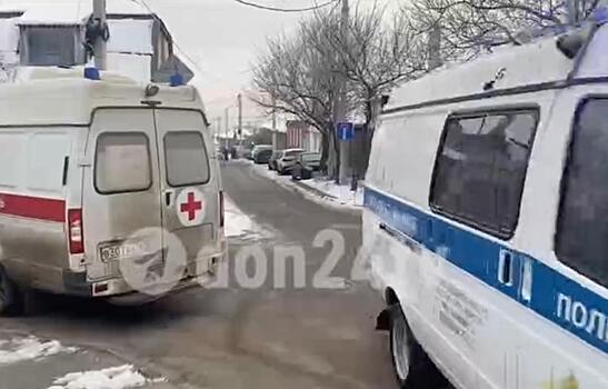 В доме был ребенок: появились кадры с места падения обломков дрона в Ростове