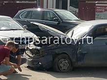 В Заводском районе столкнулись четыре машины