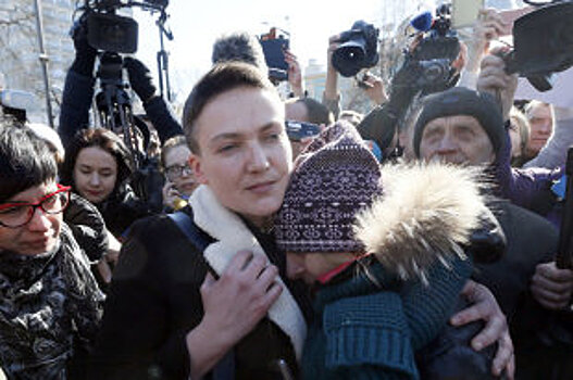 Савченко впервые после освобождения из-под стражи пришла в Раду