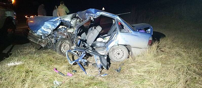 Водитель погиб в ДТП с тремя машинами на трассе в Удмуртии