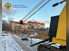 Рабочий в Москве погиб после падения на него стрелы строительного крана