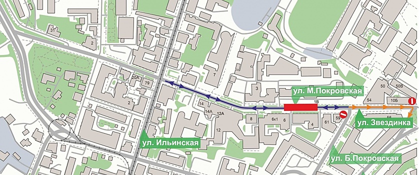 Участок Малой Покровской перекроют в Нижнем Новгороде до конца июля