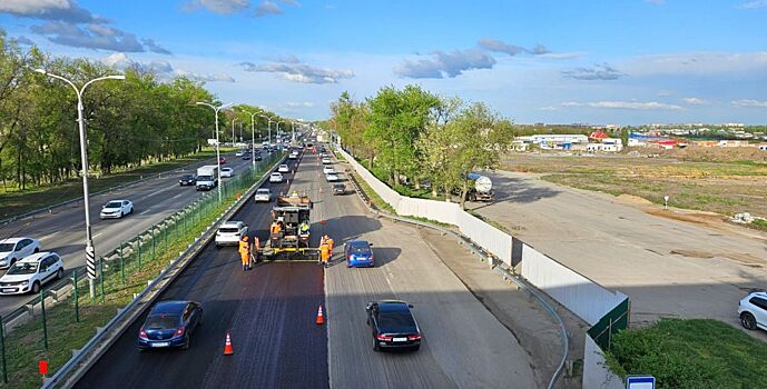 На Северном подъезде к Ростову ведутся ремонтные работы