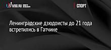 Ленинградские дзюдоисты до 21 года встретились в Гатчине