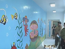 Заканчивается ремонт бассейна в детском саду Куйбышева