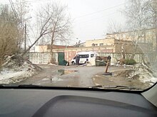 Водитель снес ворота в отделение МВД в Видном