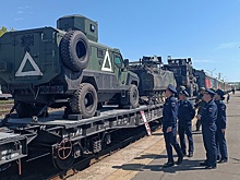 Поезд с трофеями из зоны спецоперации прибыл в Комсомольск-на-Амуре
