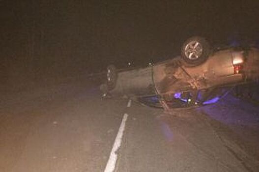 17-летний подросток из Пермского края перевернулся на отцовской легковушке