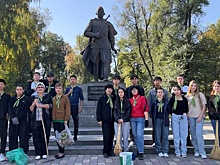 В одной из школ столицы Кыргызстана открыли штаб проекта "Лица Победы БРИКС"