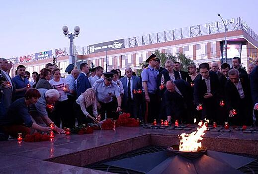 В Краснодаре более 14 тысяч человек приняли участие в акции «Свеча памяти»