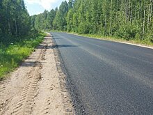 Завершается ремонт областной дороги Даровской – Двойники