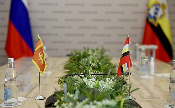 Курский губернатор встретился с Послом  Демократической Социалистической Республики Шри-Ланка