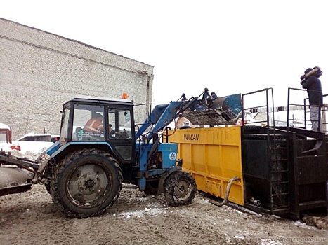 В Пензе появилась снегоплавильная установка