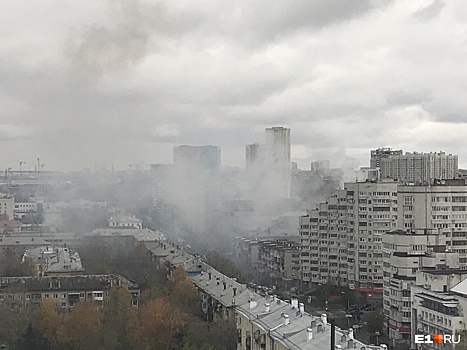 Загорелось здание больницы Уралтрансмаша