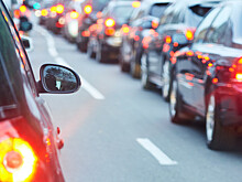 Огромная пробка образовалась на границе Беларуси с Литвой